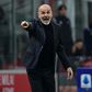 Pointing in the right direction: AC Milan boss Stefano Pioli is hoping to take the Italian team back to former glories
