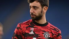 Manchester United midfielder Bruno Fernandes