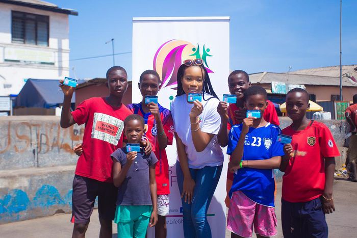 Stephanie Karikari: Former Miss Ghana registers 1000 kids on NHIS on her birthday