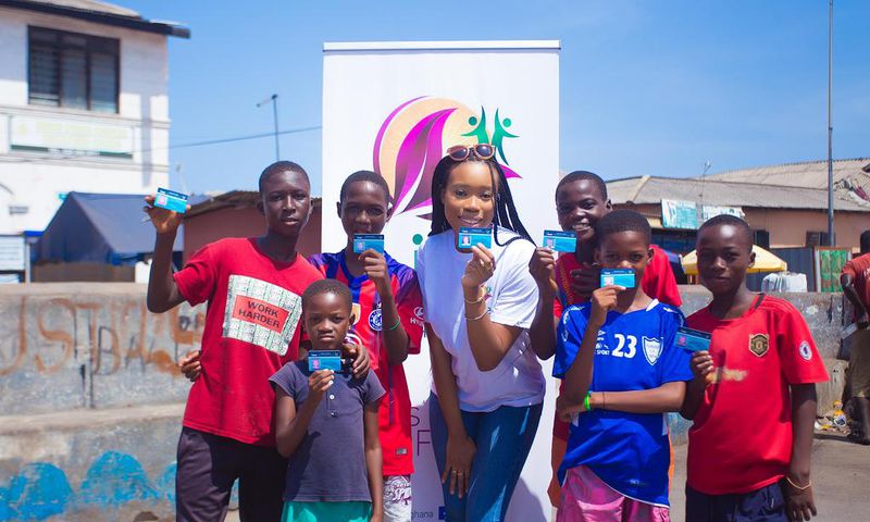 Stephanie Karikari: Former Miss Ghana registers 1000 kids on NHIS on her birthday