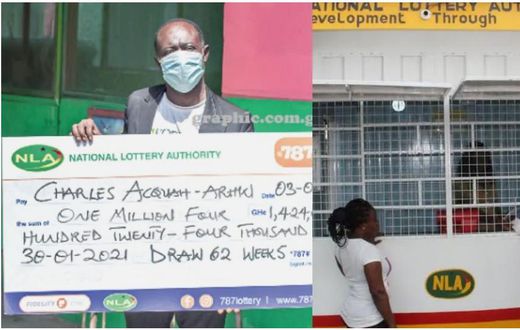 Daily Graphic seller wins life-changing GHc1.42 million NLA jackpot after staking GHc50.00