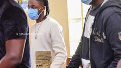 Omah Lay in court in Uganda (Twitter/Nicholas Bamulazeki)