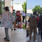 Haruna Iddrisu, other NDC executives arrive at AICC for EC's declaration of results