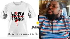 Dr. Sonnie Badu selling ‘Lion Over Frogs’ T-Shirt for GHS577 to raise fund for sick friend