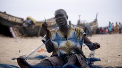 Ataa Aklama (pictured) has been a fisher man for over 40 years