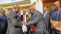 President Nana Addo Dankwa Akufo-Addo with Kenneth Kaunda