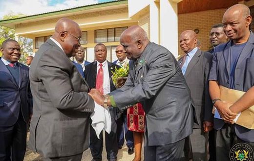 President Nana Addo Dankwa Akufo-Addo with Kenneth Kaunda