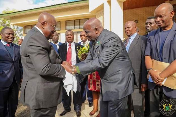 President Nana Addo Dankwa Akufo-Addo with Kenneth Kaunda