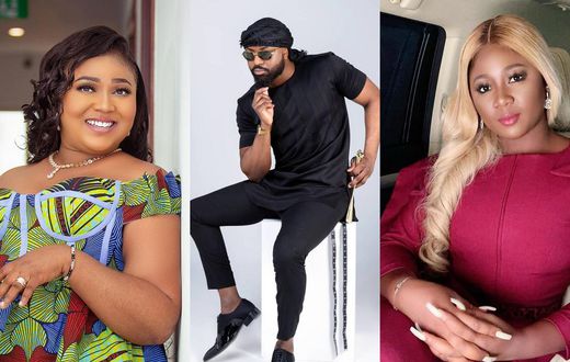 Xandy Kamel, Elikem Kumordzie and Salma Mumin