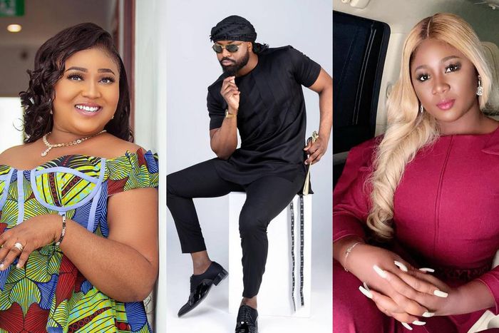 Xandy Kamel, Elikem Kumordzie and Salma Mumin