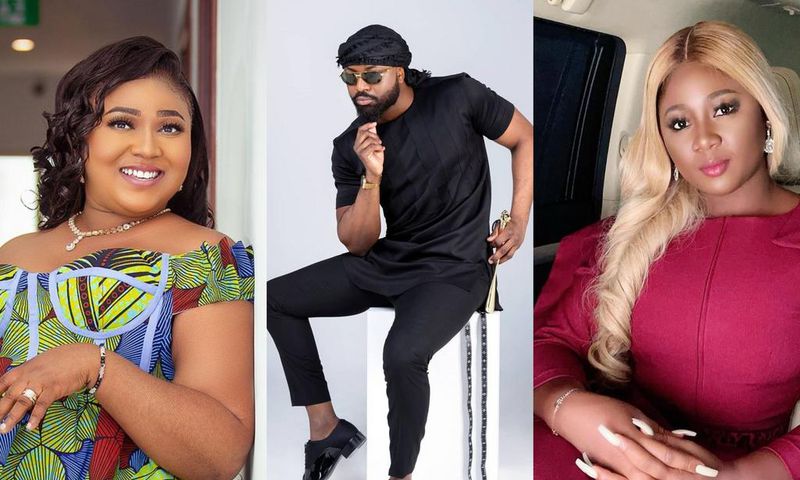 Xandy Kamel, Elikem Kumordzie and Salma Mumin