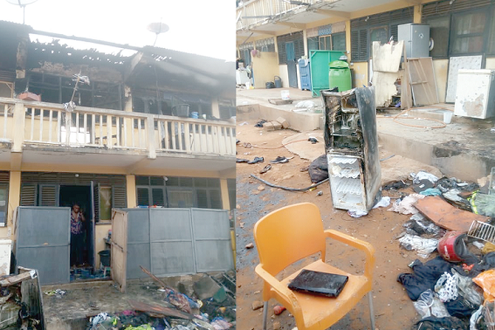 Fire guts Tesano police barracks