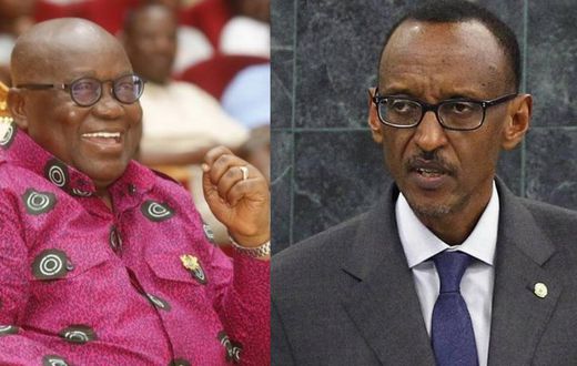 Your re-election a testament to the trust Ghanaians have in you – Paul Gagame to Akufo Addo