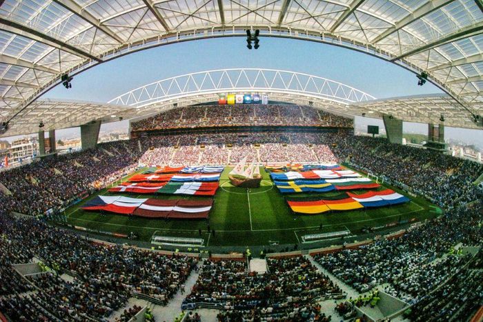 (FILES) Porto's Estadio do Dragao when it hosted the opening ceremony of Euro 2004