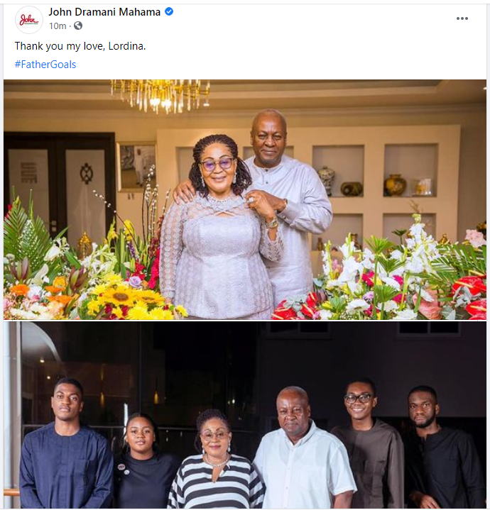John Mahama's reply