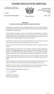 GES statement