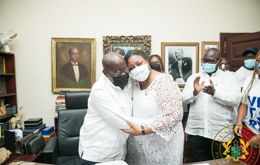 Nana Akufo-Addo and Rebecca
