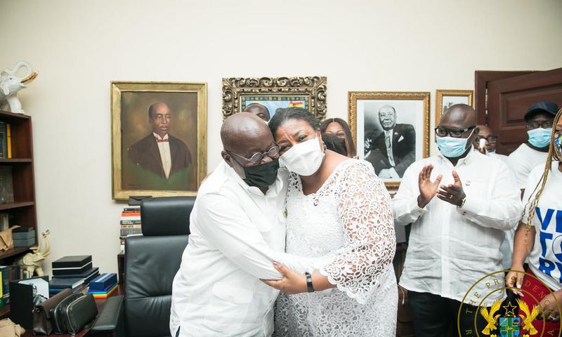 Nana Akufo-Addo and Rebecca