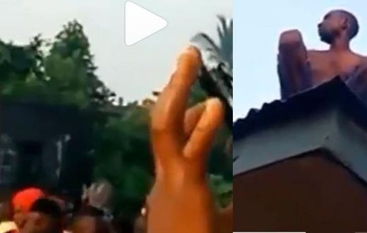 Alleged wizard returning from spiritual meeting crash-lands on somebody’s rooftop