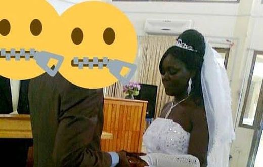 Tima Kumkum and ex-husband wedding photo
