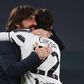 Andrea Pirlo (L) is in line for his first trophy as coach after his Juventus team made it though to the Italian Cup final