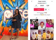 Peggy Lamptey, verified Ghanaian TikTok star