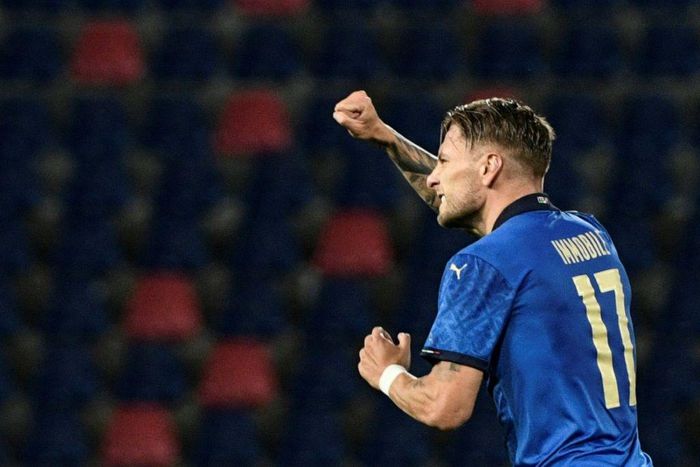 Ciro Immobile has scored 13 goals for Italy.