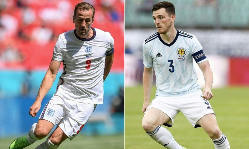 Old enemies: England face Scotland for just the second time at a major tournament on Friday