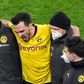 Mats Hummels (C) has shaken off an akle injury suffered against Lazio on Wednesday and could play for Dortmund at Eintracht Frankfurt on Saturday