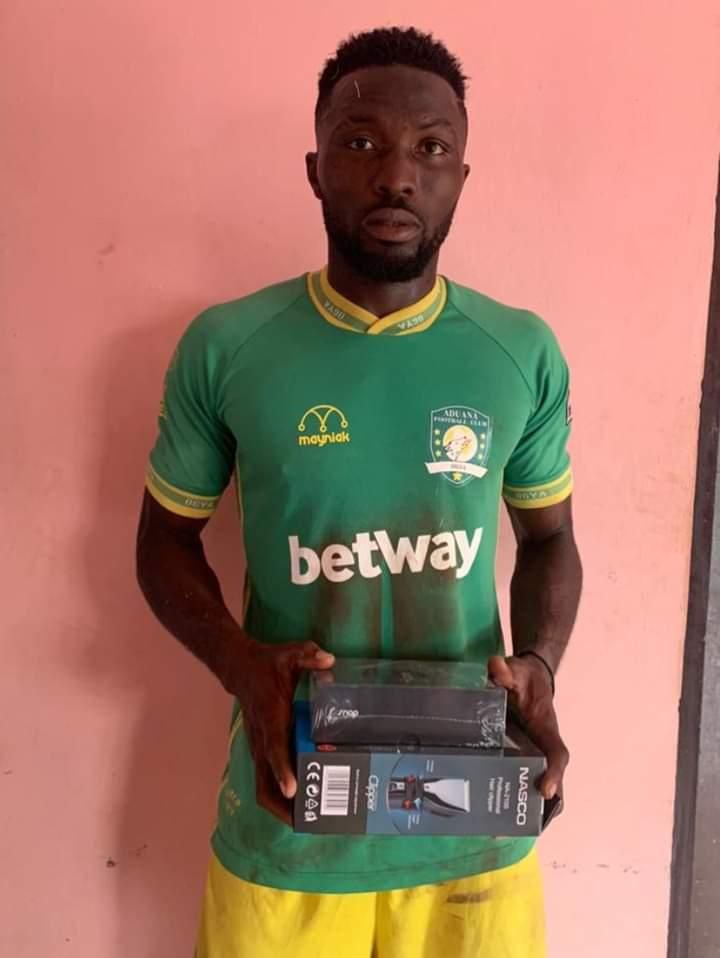 Aduana Stars defender, Farouk Adams