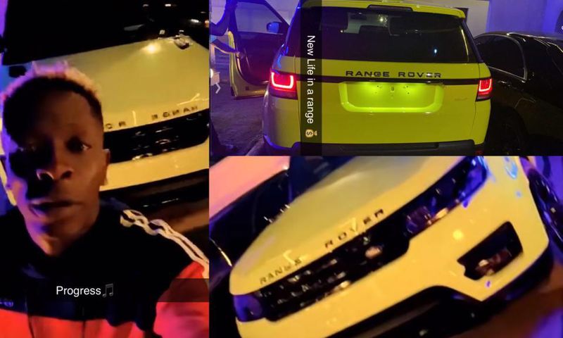 Shatta Wale shows off brand new Range Rover