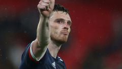 Still in it: Scotland's 0-0 draw away to England gives them hope of reaching the Euro 2020 last 16