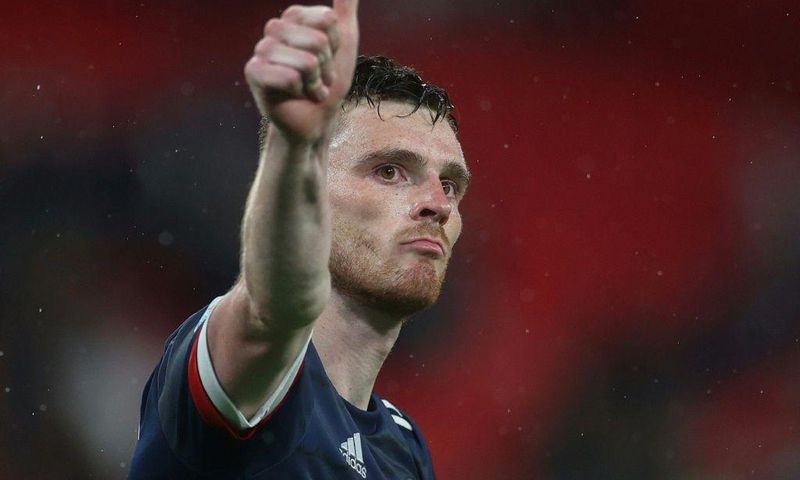 Still in it: Scotland's 0-0 draw away to England gives them hope of reaching the Euro 2020 last 16