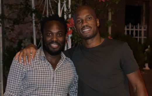 ‘Keep on inspiring the youth’ – Drogba’s message to Essien after meeting him