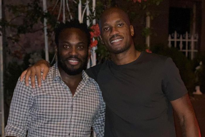 ‘Keep on inspiring the youth’ – Drogba’s message to Essien after meeting him