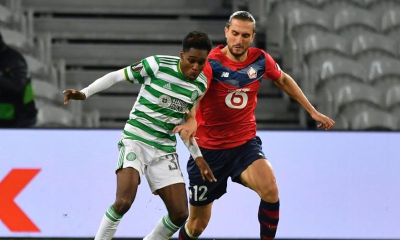 Dutch defender Jeremie Frimpong (L) has signed for Bayer Leverkusen