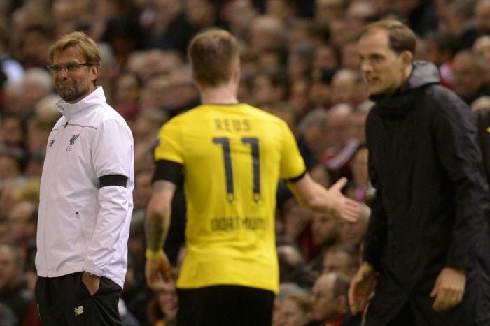 Liverpool manager Jurgen Klopp (left)believes new Chelsea boss Thomas Tuchel (right)will excel in the Premier League