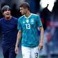 Germany coach Loew (L) is reportedly set to recall Mueller (R) to the national squad for Euro 2020