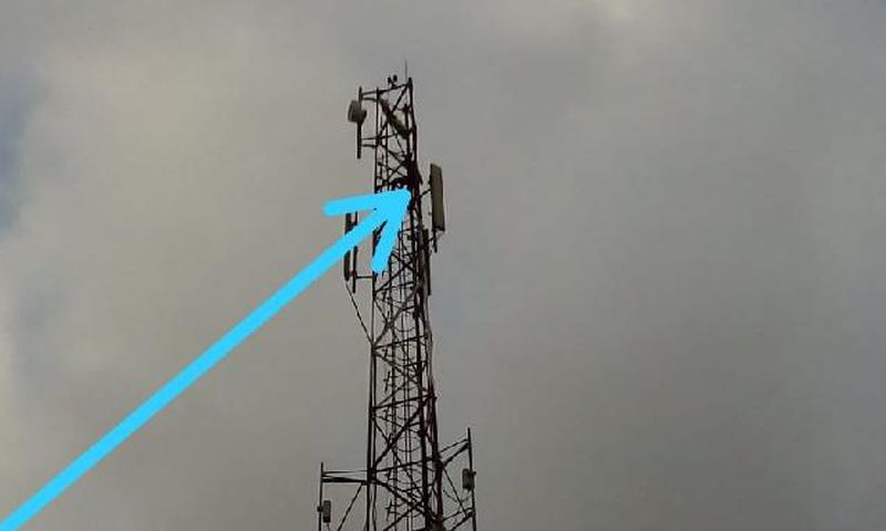 Man climbs telecommunication mast, says I'll be here until Akufo Addo's declared winner