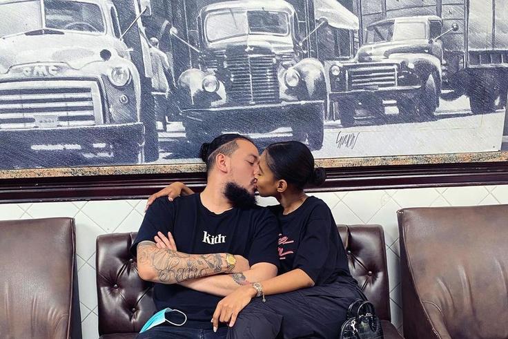 Rapper AKA and fiance
