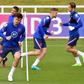 England defender Harry Maguire (left) is fit to return against Scotland