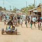 Stonebwoy on trikes in Ashaiman