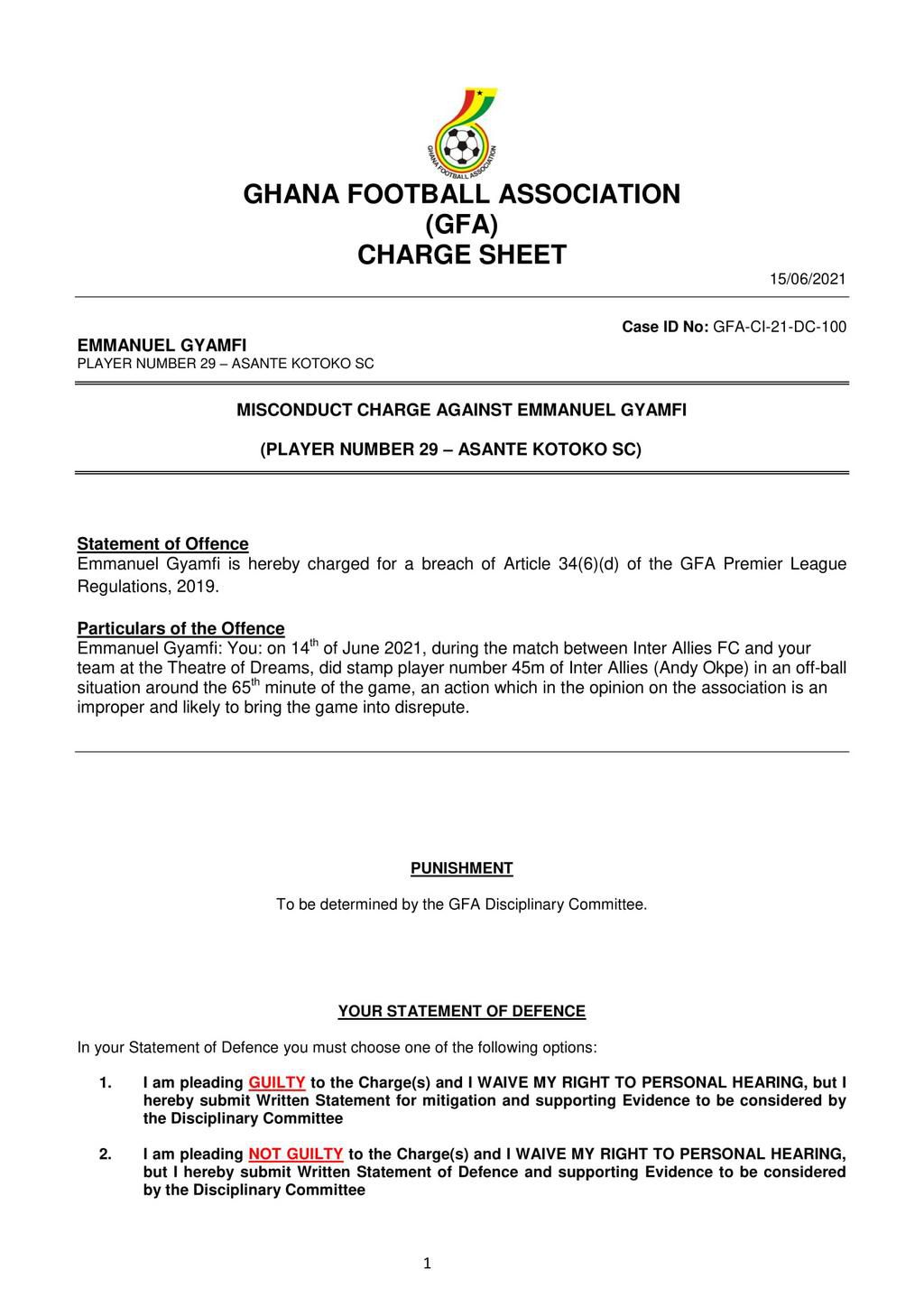 GFA statement (1)
