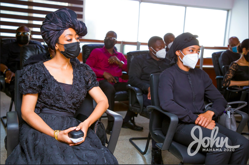 Photos: Rawlings’ family call on Mahama and NDC leadership