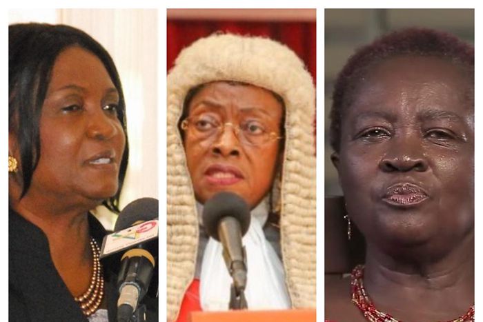 Georgina Wood, Sophia Akuffo and Prof Jane Naana Opoku Agyemang