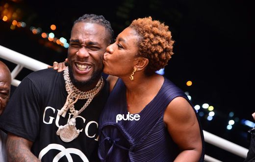 Burna Boy hosts listening party for African Giant in Lagos. (Pulse Nigeria)