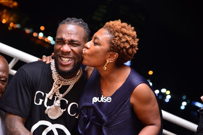 Burna Boy hosts listening party for African Giant in Lagos. (Pulse Nigeria)