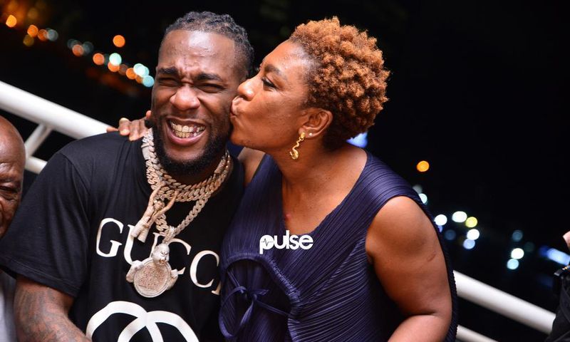 Burna Boy hosts listening party for African Giant in Lagos. (Pulse Nigeria)