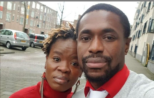 Ohemaa Woyeje with husband