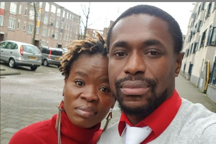 Ohemaa Woyeje with husband